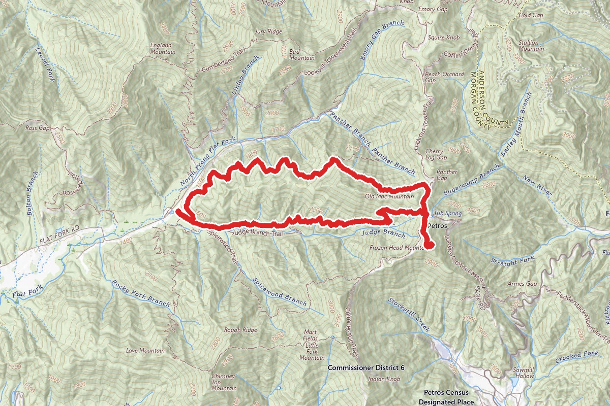 North and South Old Mac Mountain Loop