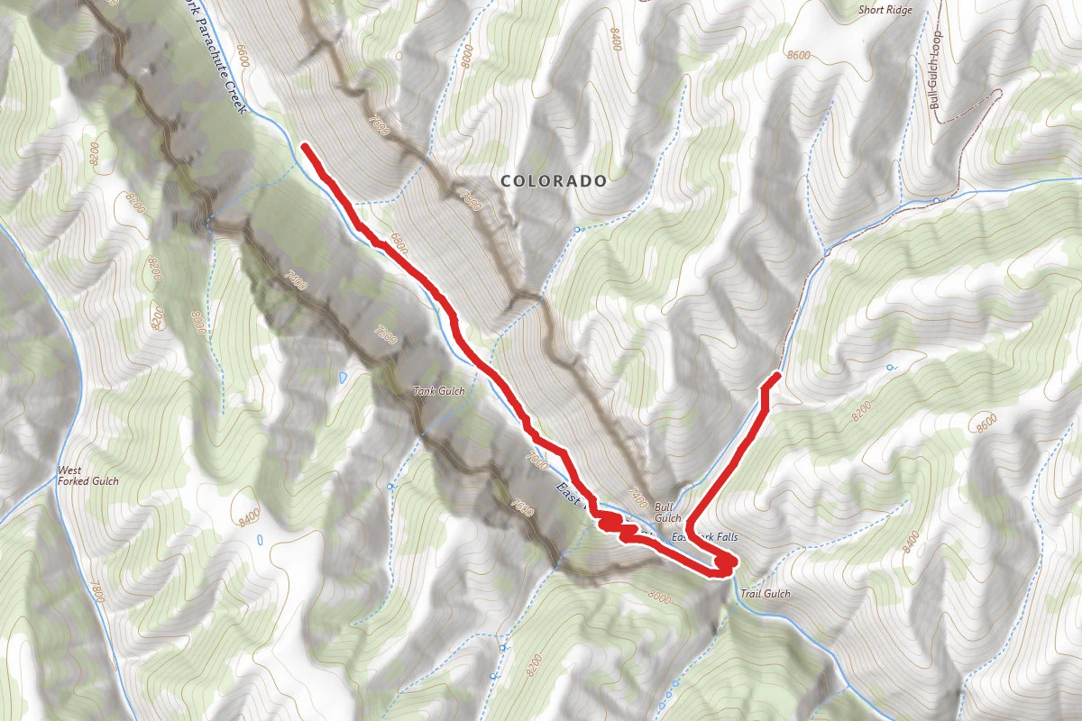 East Fork Falls Trail