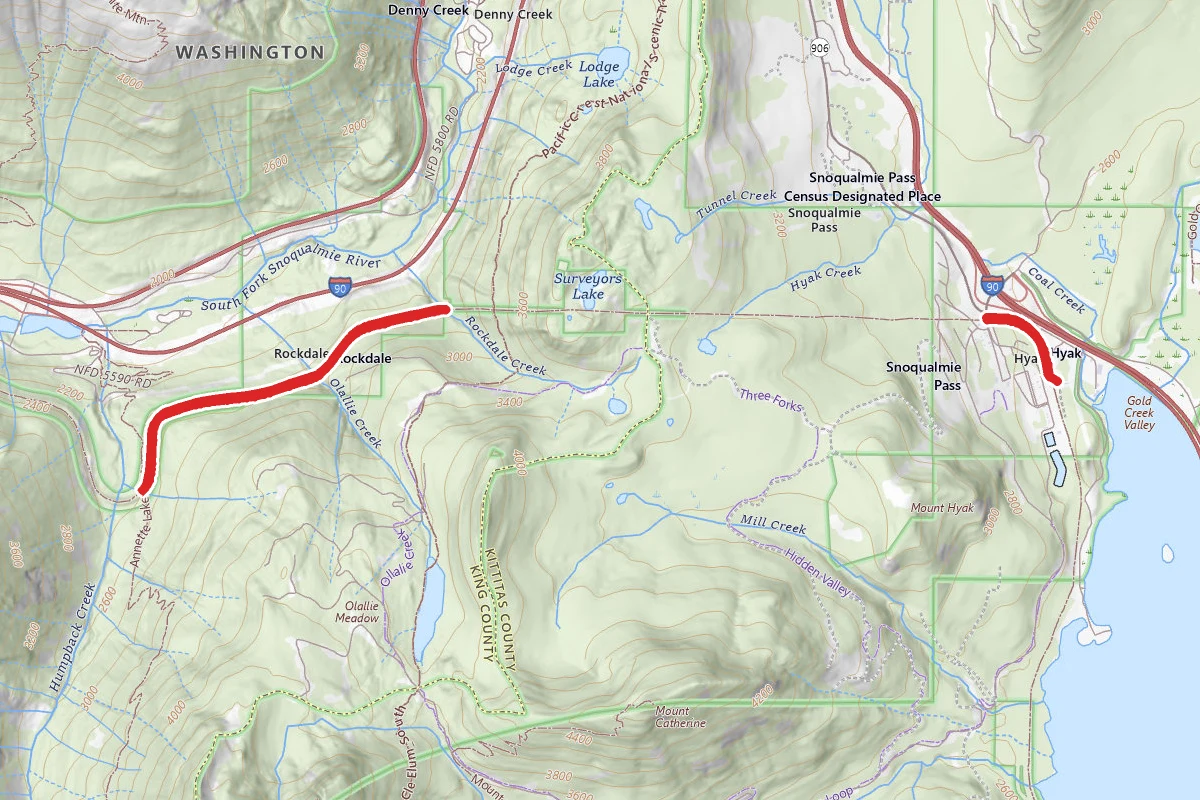 John Wayne Pioneer Trail (Snoqualmie Tunnel)