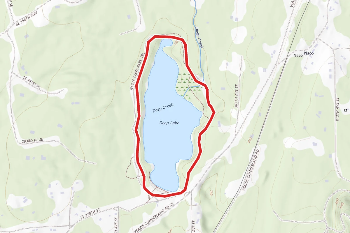 Nolte State Park Deep Lake