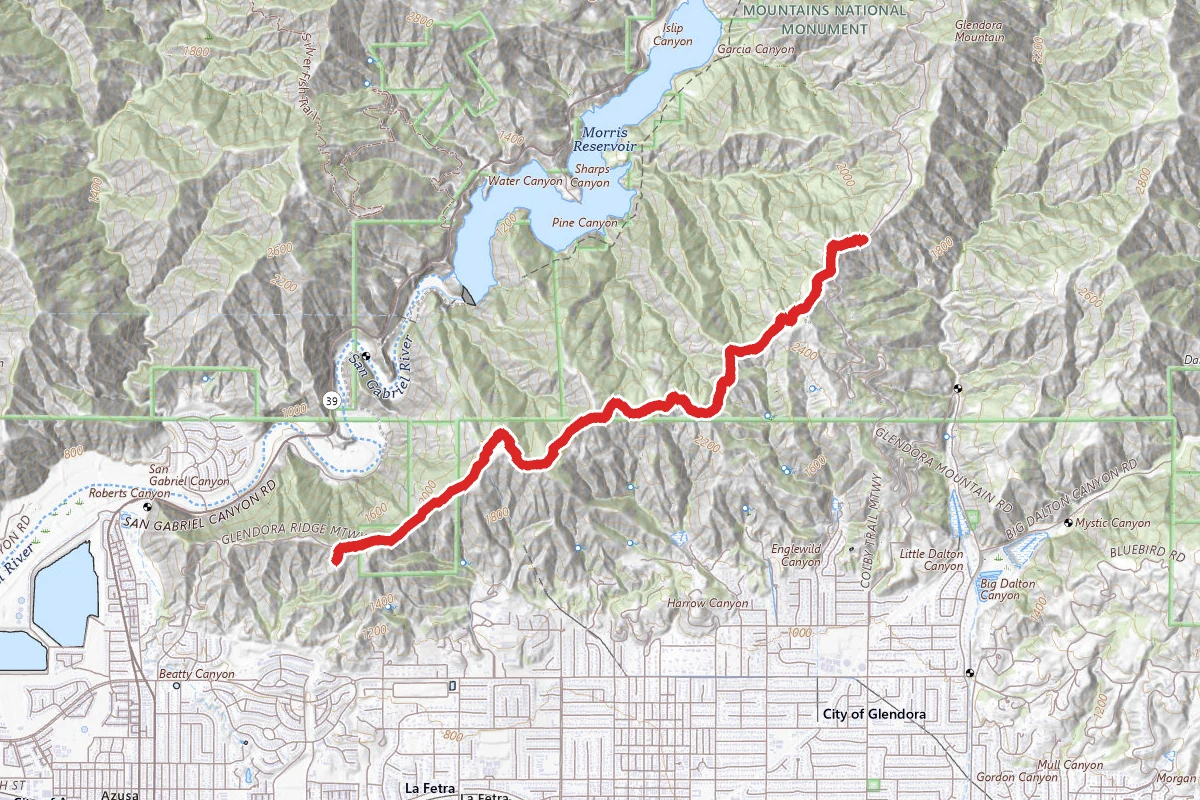Glendora Ridge Motorway