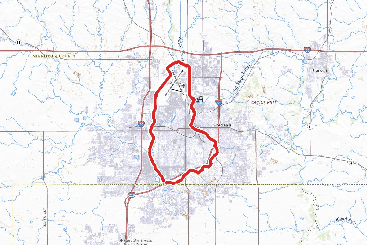 Sioux Falls Bike Trail Loop