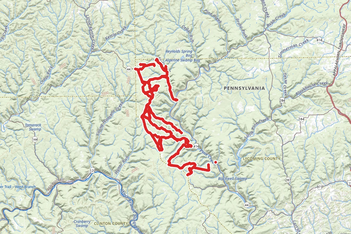 Coudy Pike Snowmobile Trails