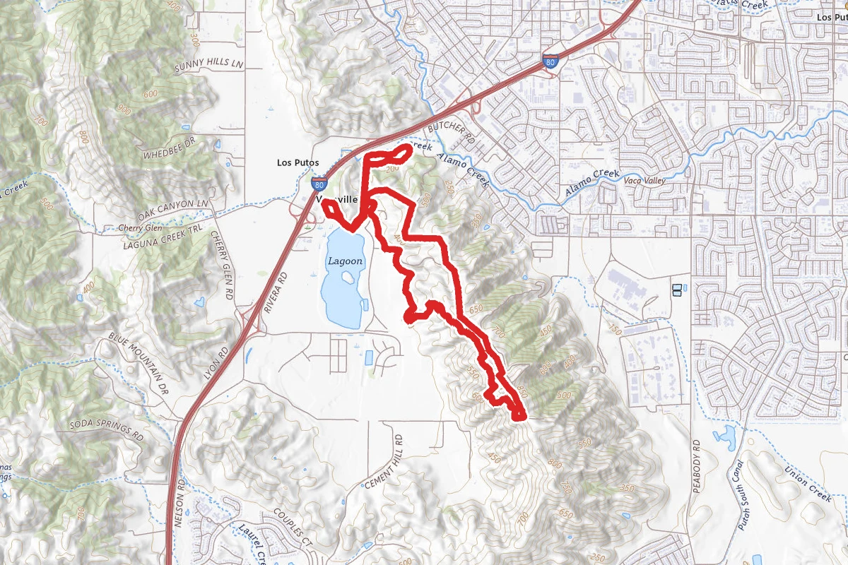 Lagoon Valley Park Mtb Trail