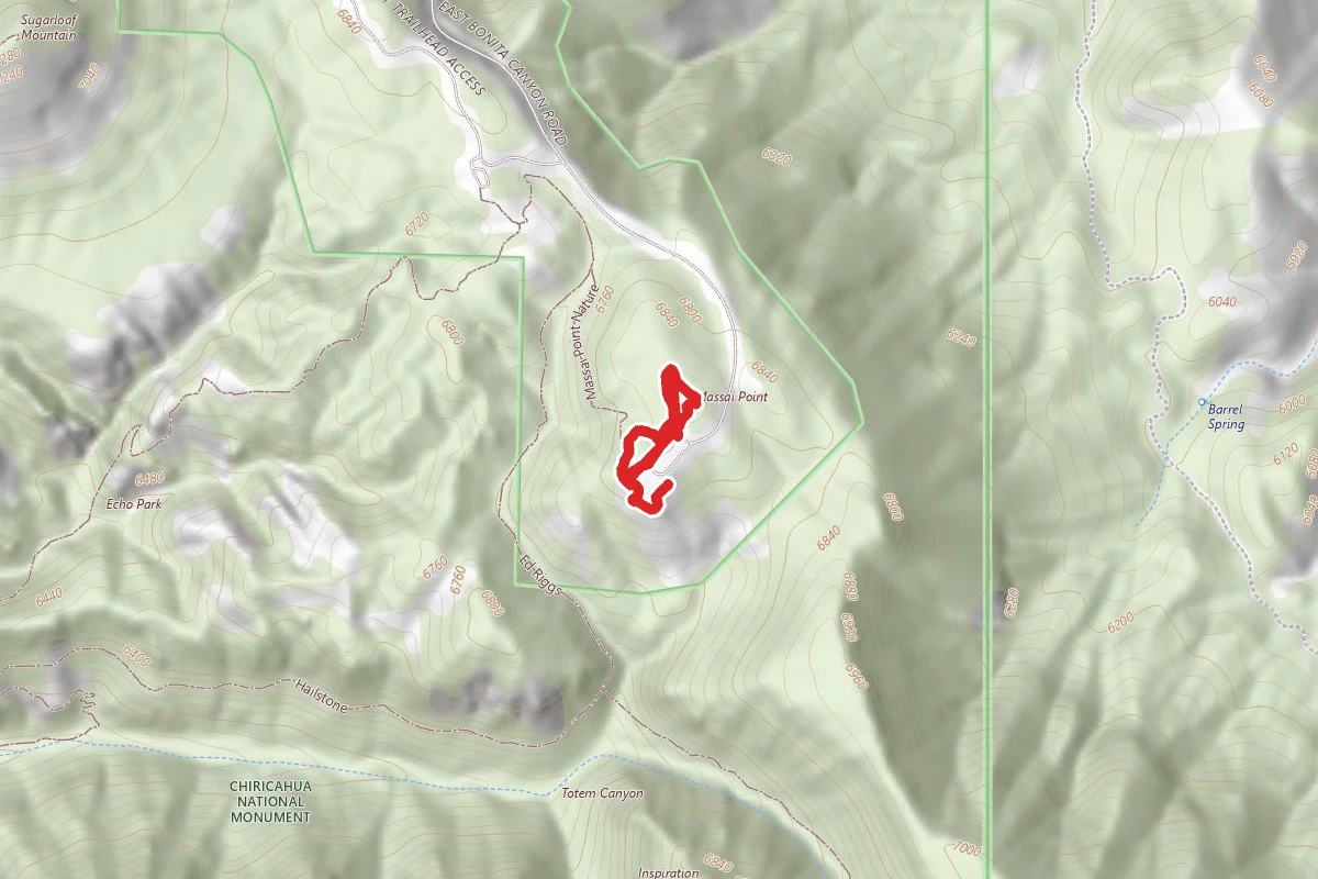 Massai Point Exhibit Trail
