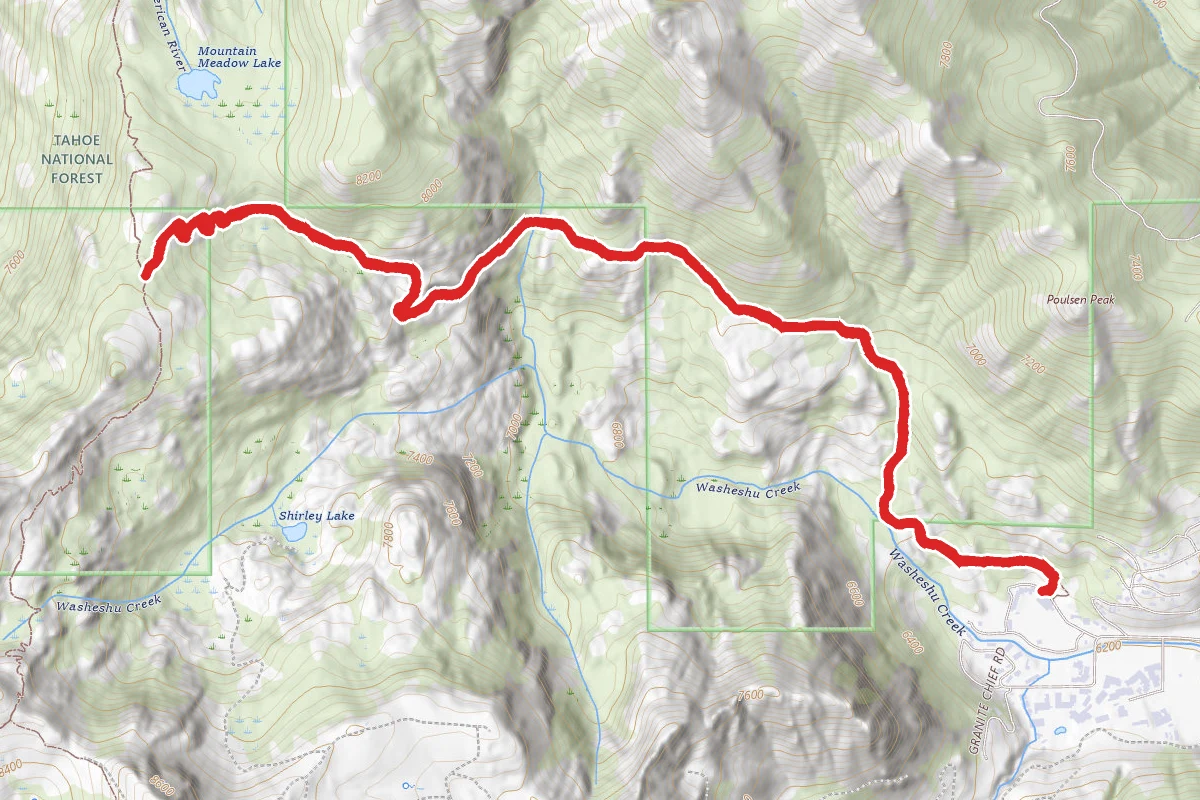 Granite Chief Trail