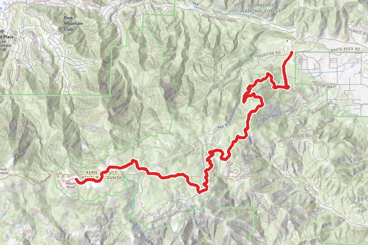Mount Pinos via McGill Trail