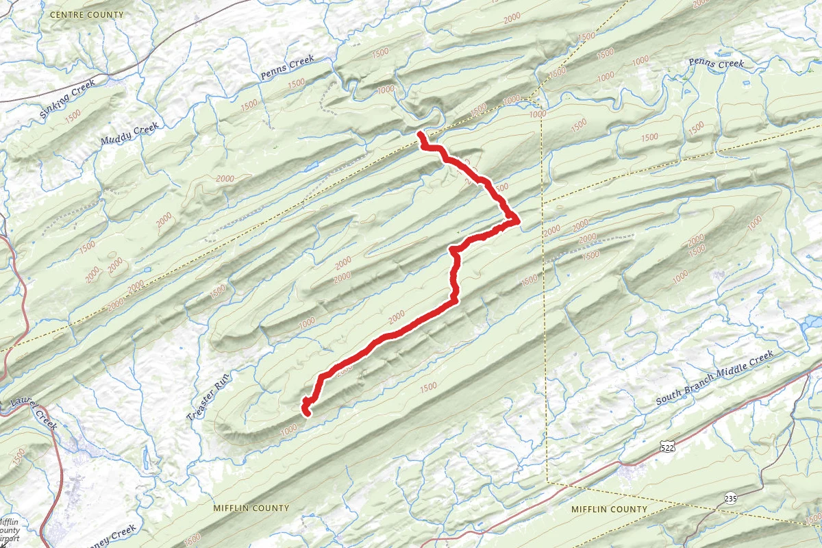 Mid State Trail - Reeds Gap Spur