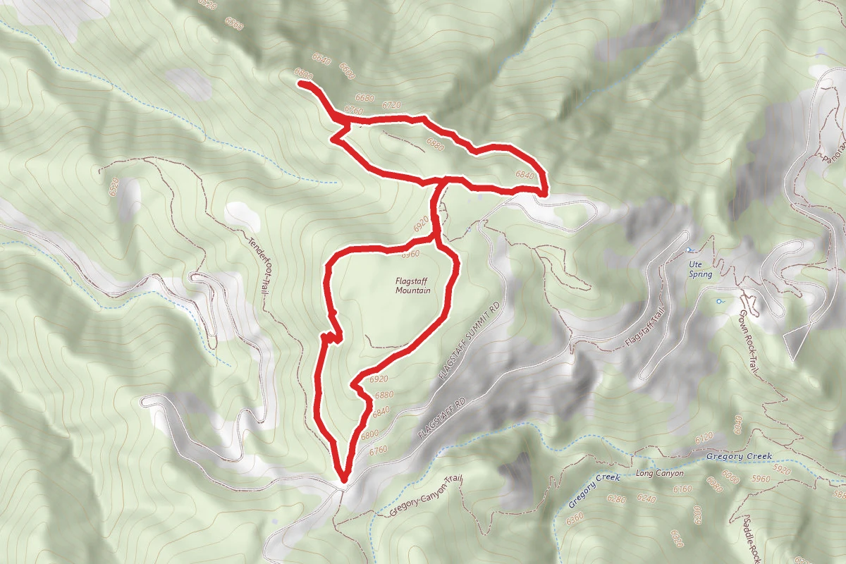 Range View, Ute, May's Point, and Boy Scout Trail Loop