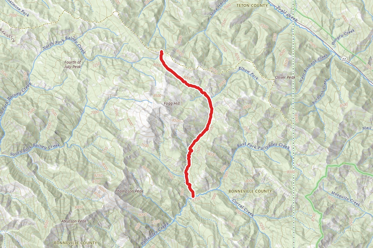 North Fork Palisades Creek