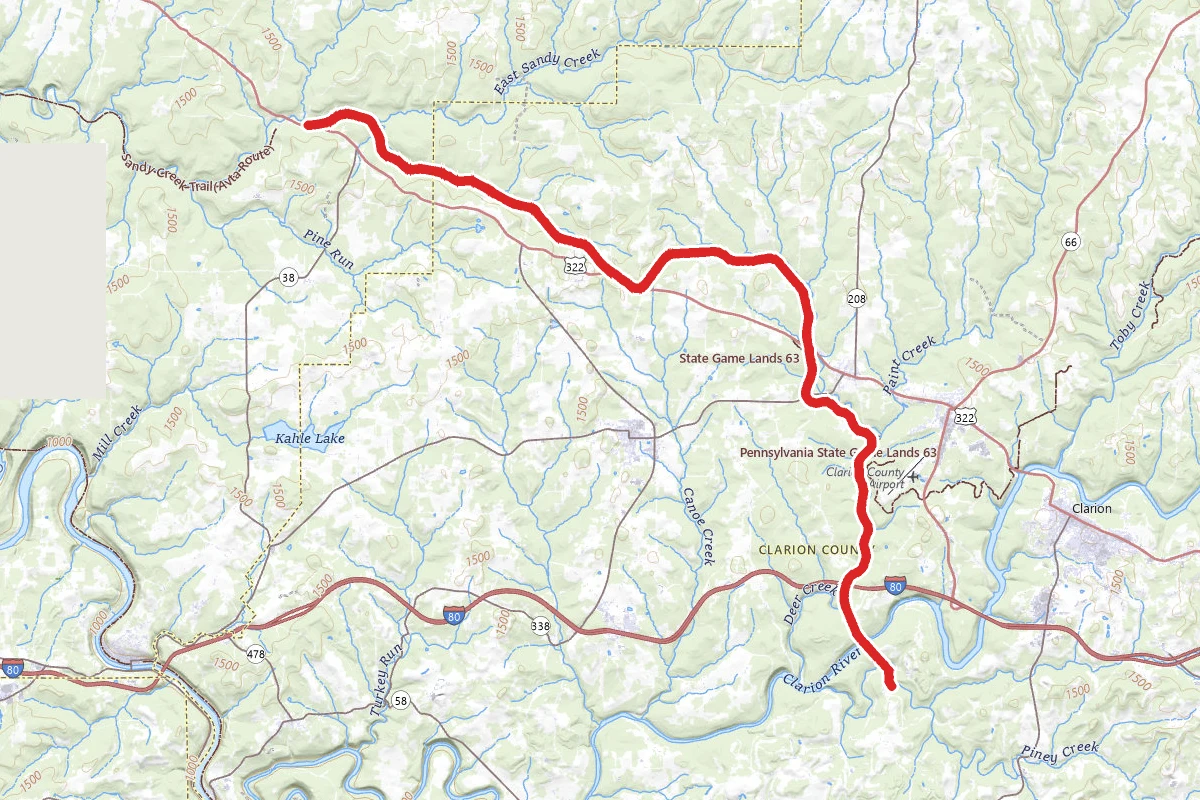 Clarion Highlands Trail