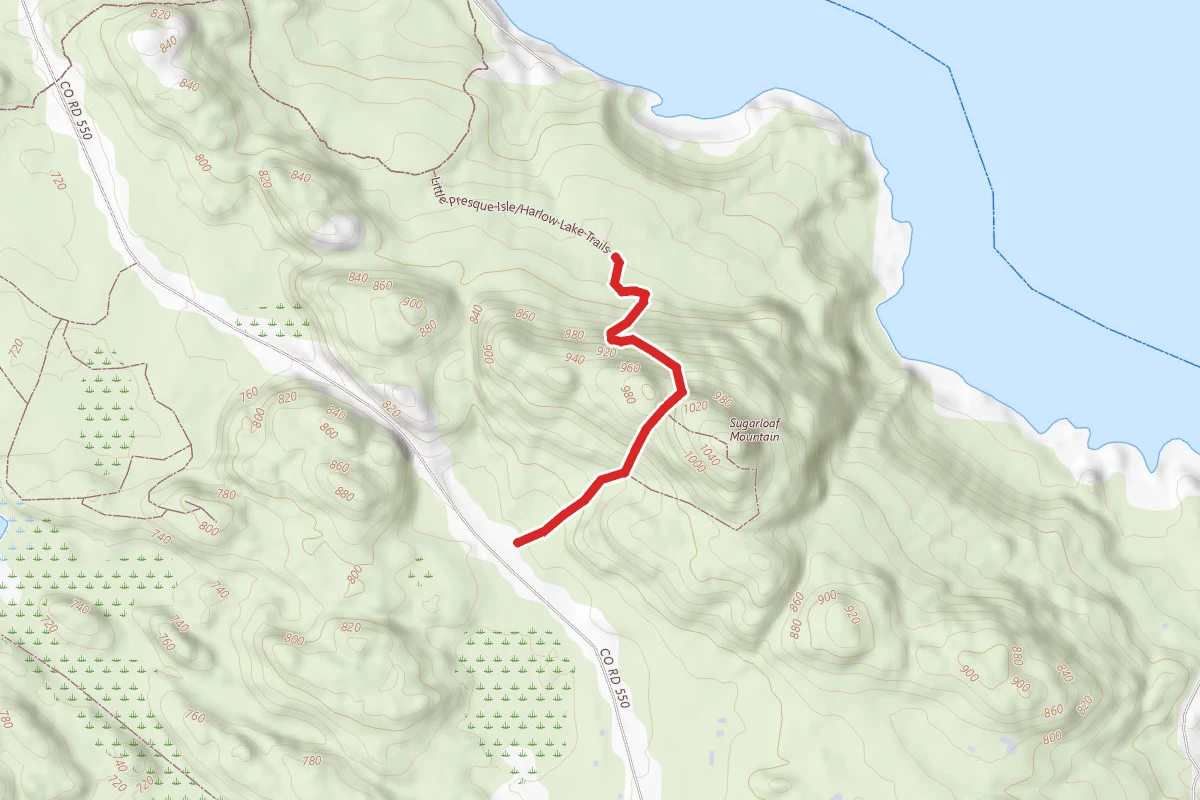 Little Presque Isle/Harlow Lake Trails - Sugarloaf
