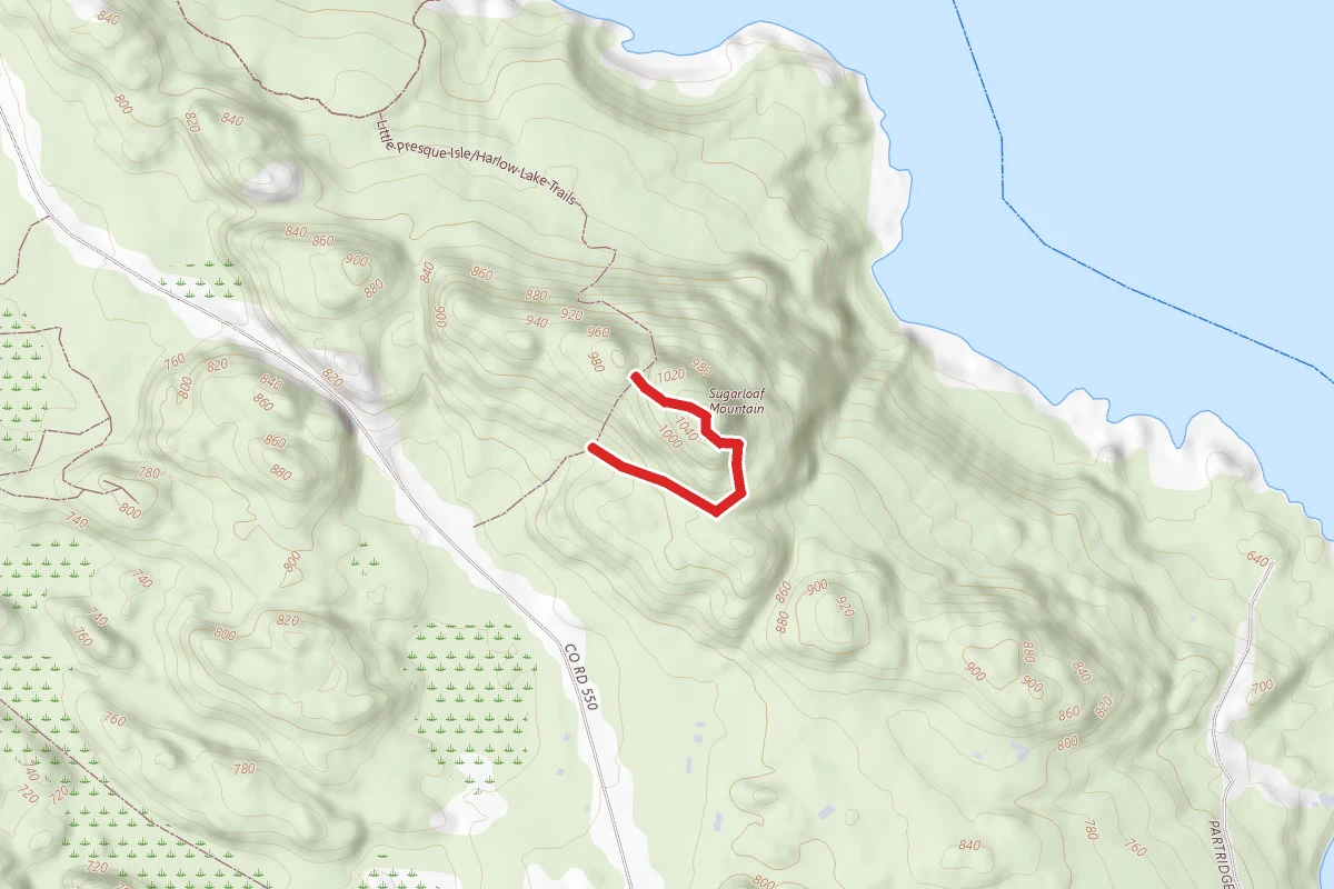 Little Presque Isle/Harlow Lake Trails - Sugarloaf