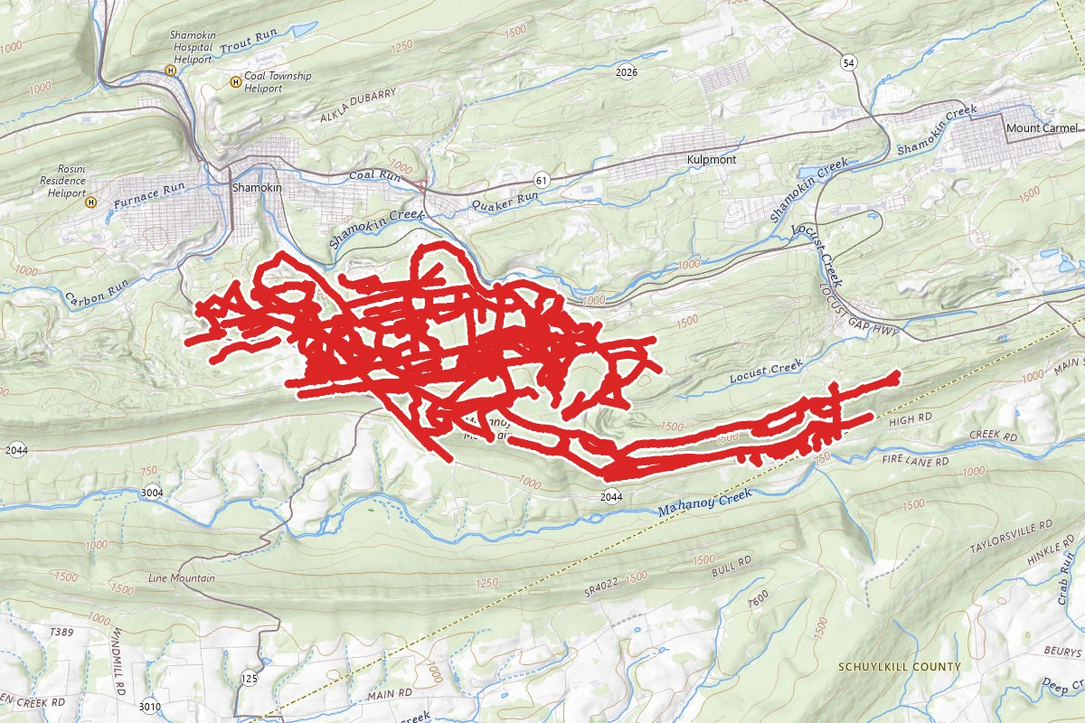 Anthracite Outdoor Adventure Area Trails