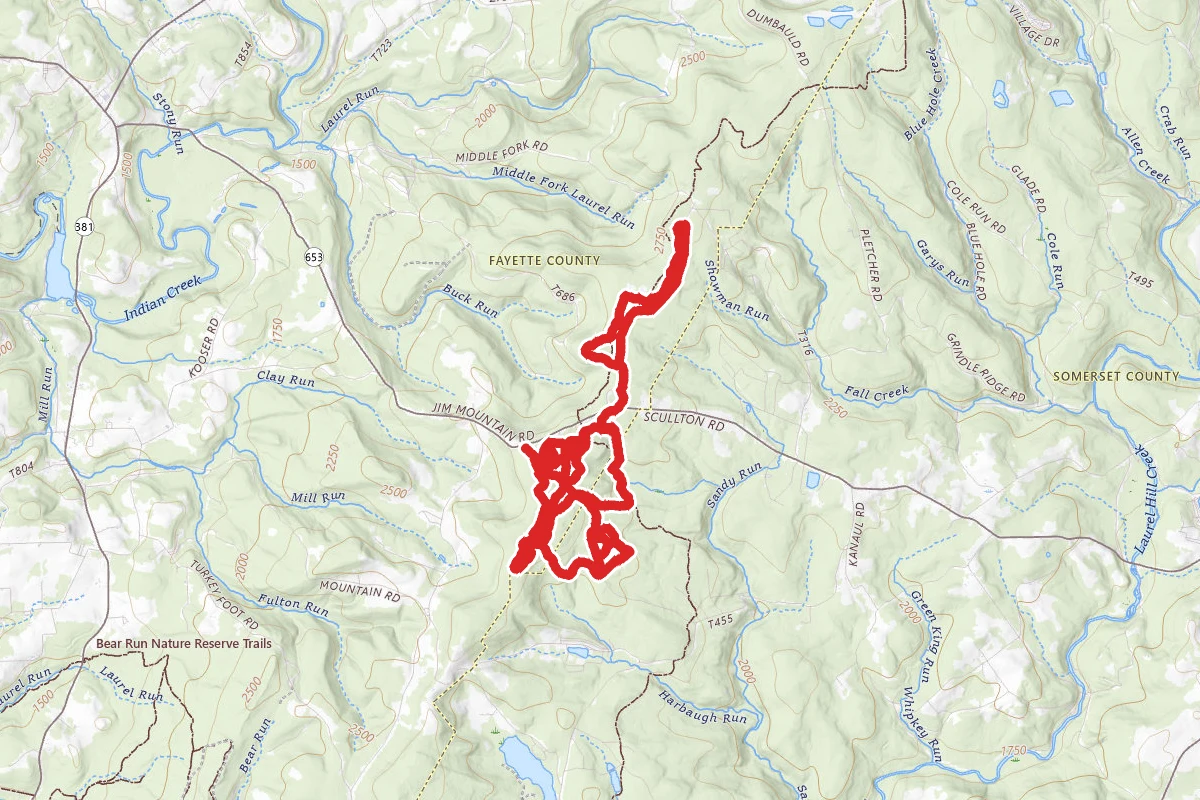 Laurel Ridge State Park Hiking Trails