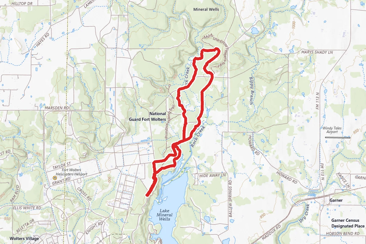 Lake Mineral Wells Trail