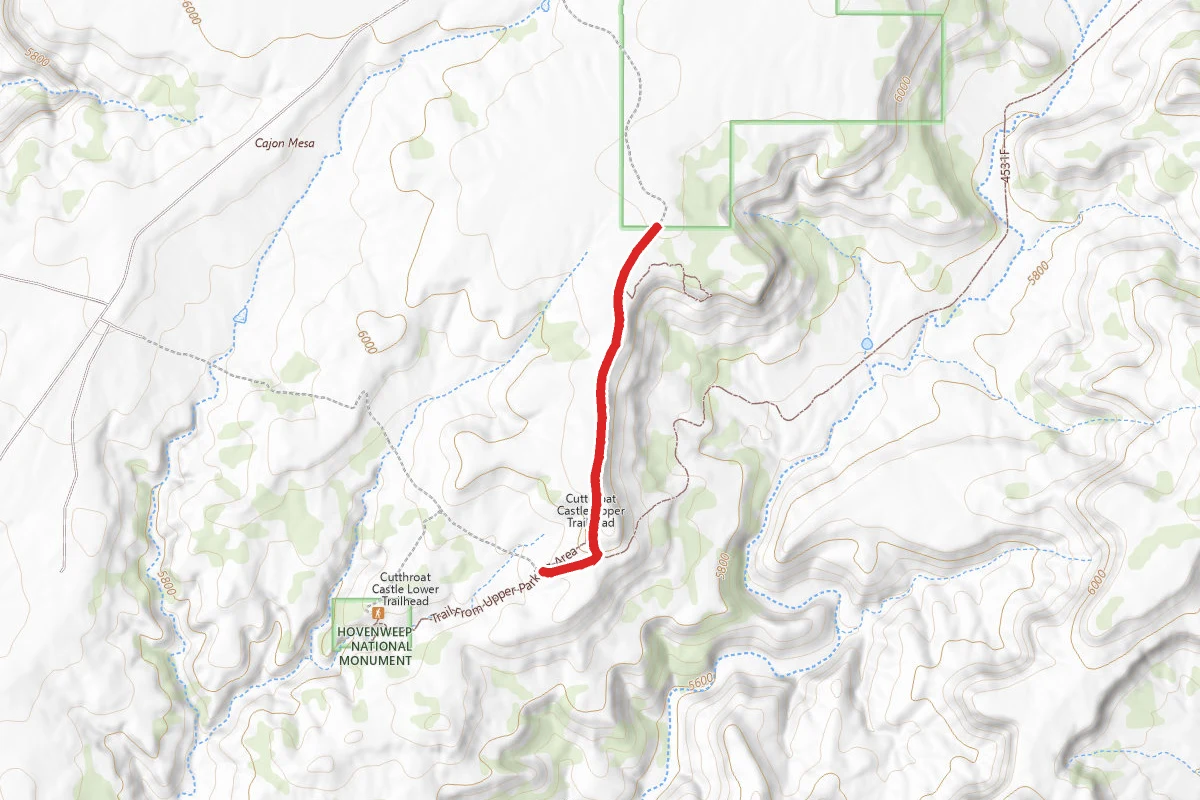 Blm Route 4531: Hovenweep Canyon Road
