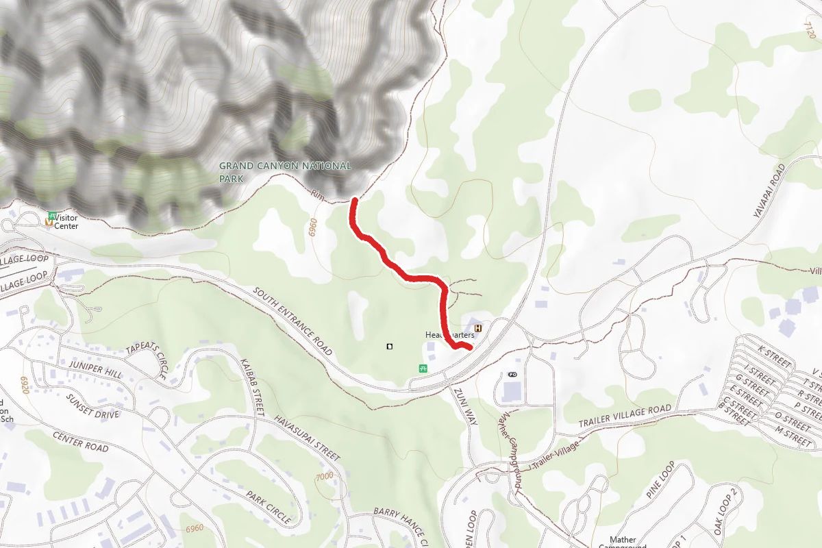 Headquarters Rim Spur