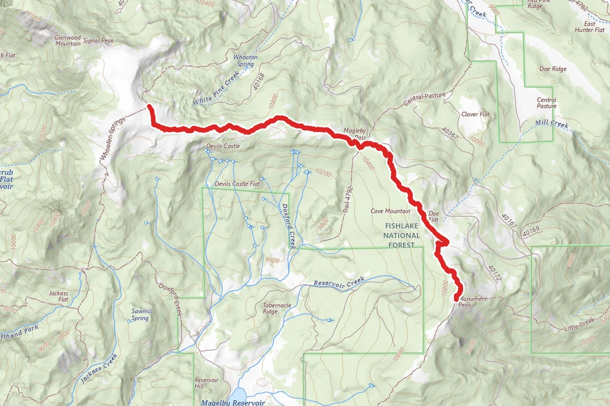 Signal Peak-Monument Peak