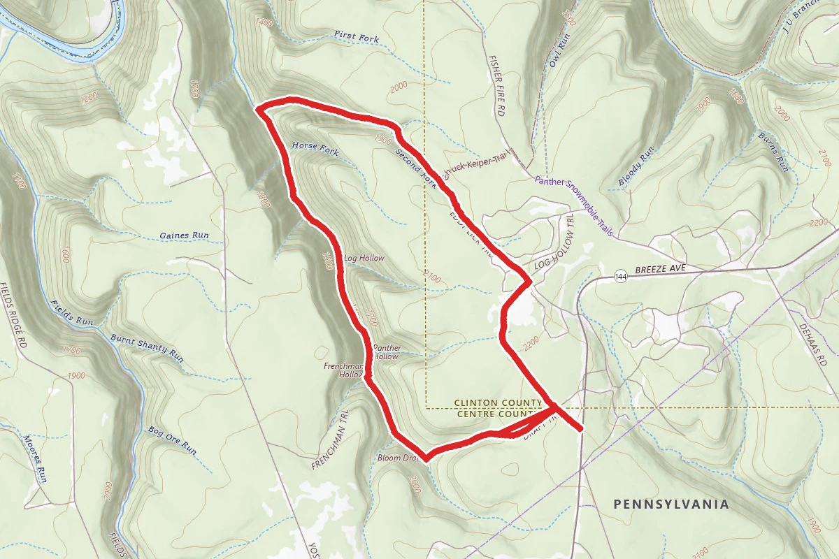 Yost Run Trail Loop