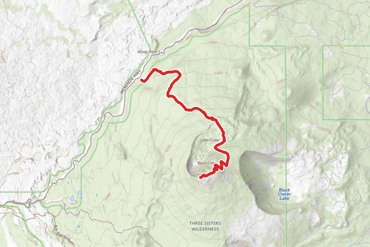 Black Crater Trail