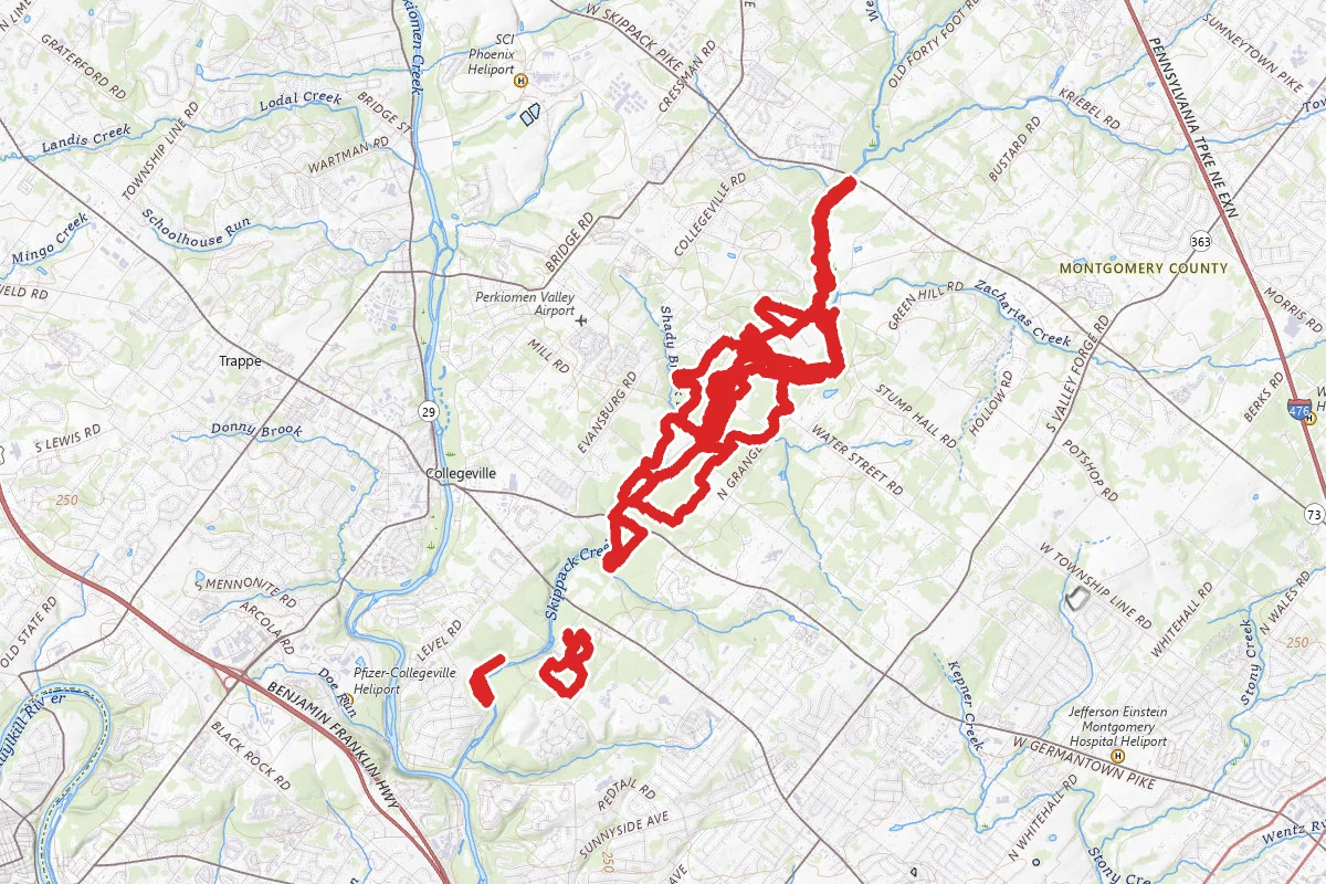Evansburg State Park Trails