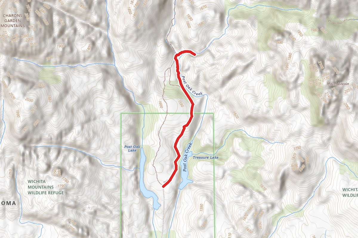 Post Oak Falls Trail