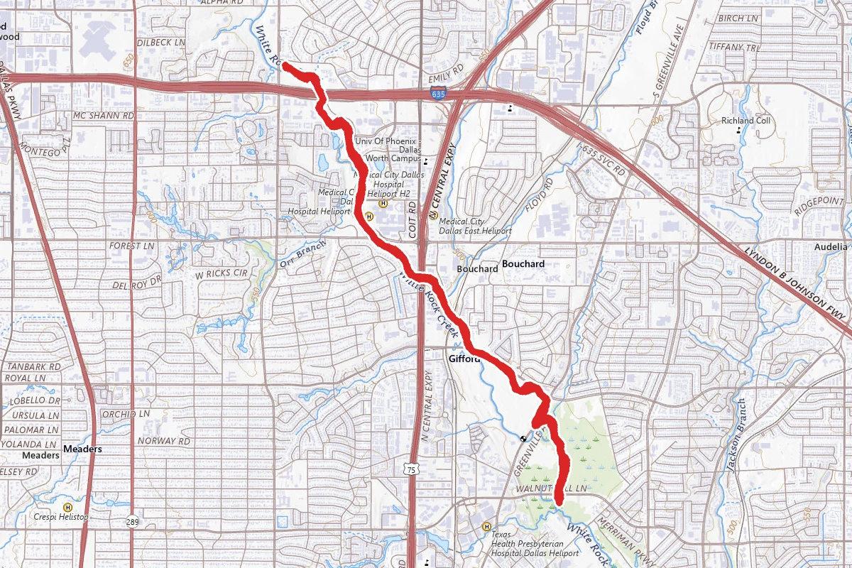 White Rock Creek Trail