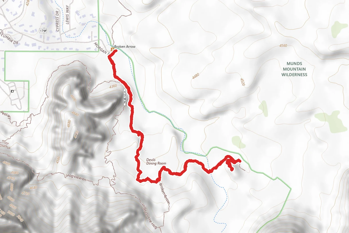 Submarine Rock and Devil's Living Room Trail