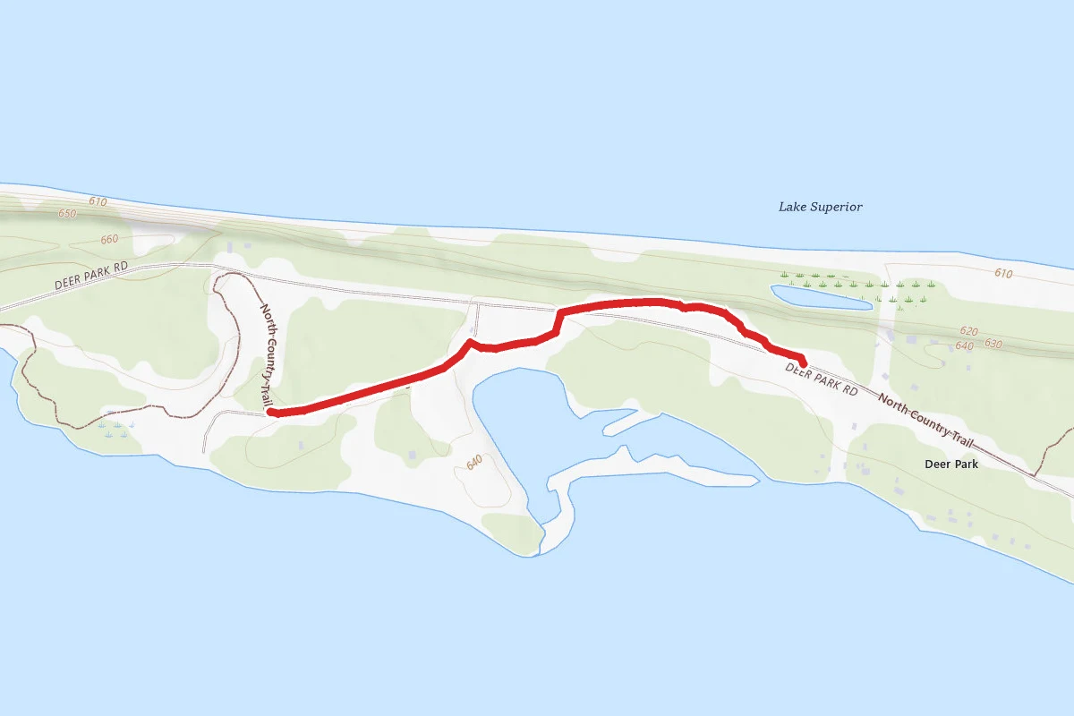 North Country Trail_Iron Belle Trail_Muskallonge Lake State Park - Foot Trail