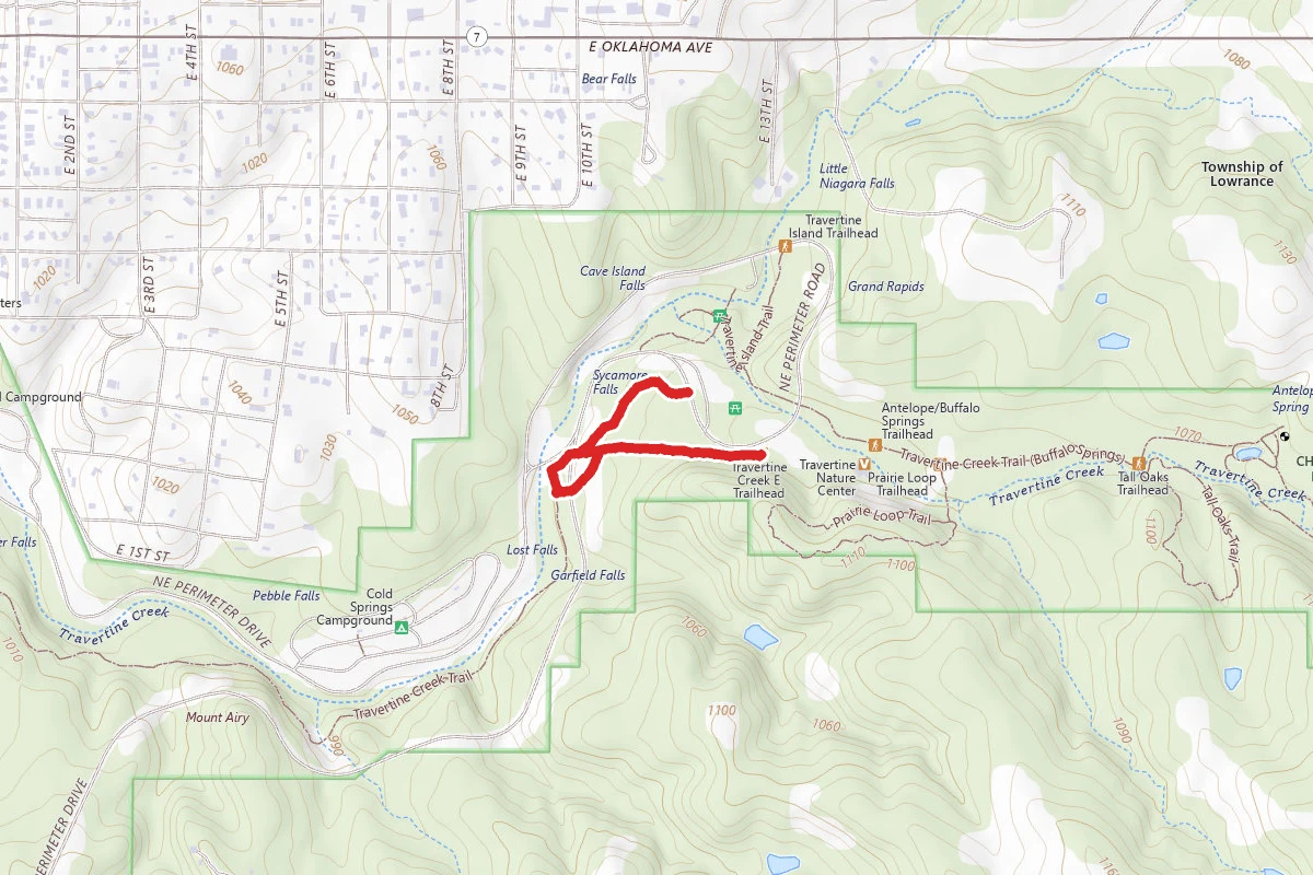 Travertine Creek Trail (Nature Center)