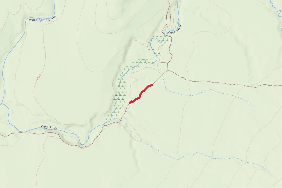 Porcupine Mountains State Park - Big Carp River Trail