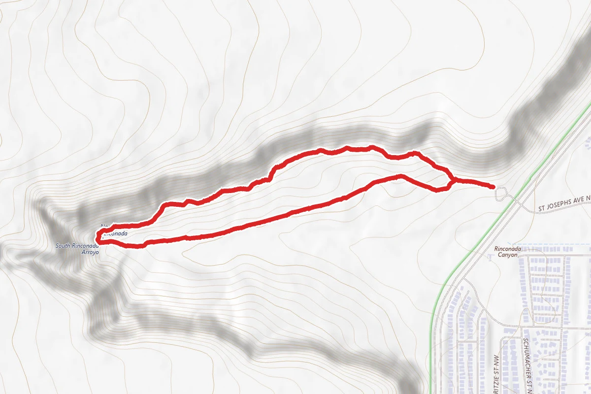Rinconada Canyon Loop Trail