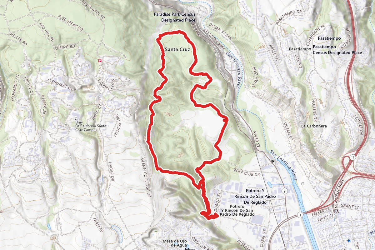 Fern Trail, Spring Trail and Lookout Trail Loop