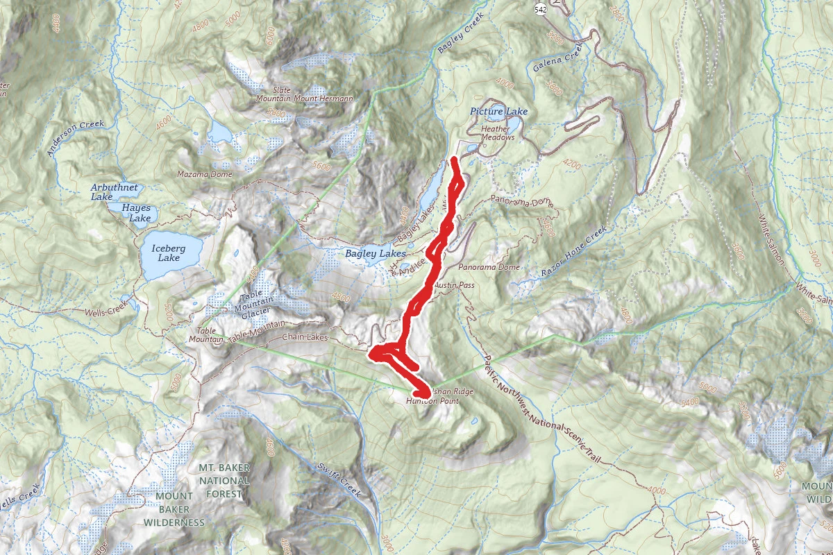 Upper Lodge to Artist Point Trail