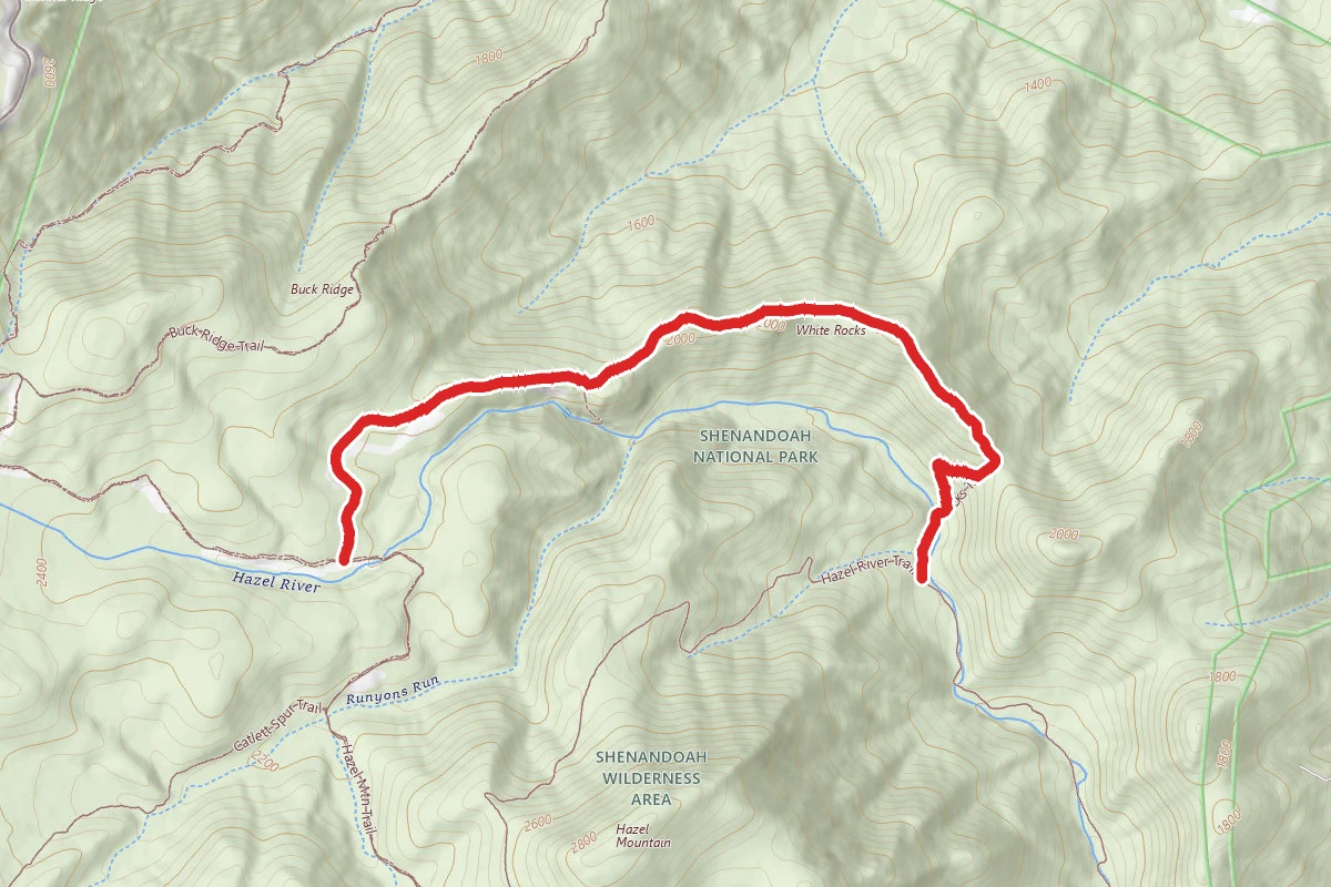 White Rocks Trail