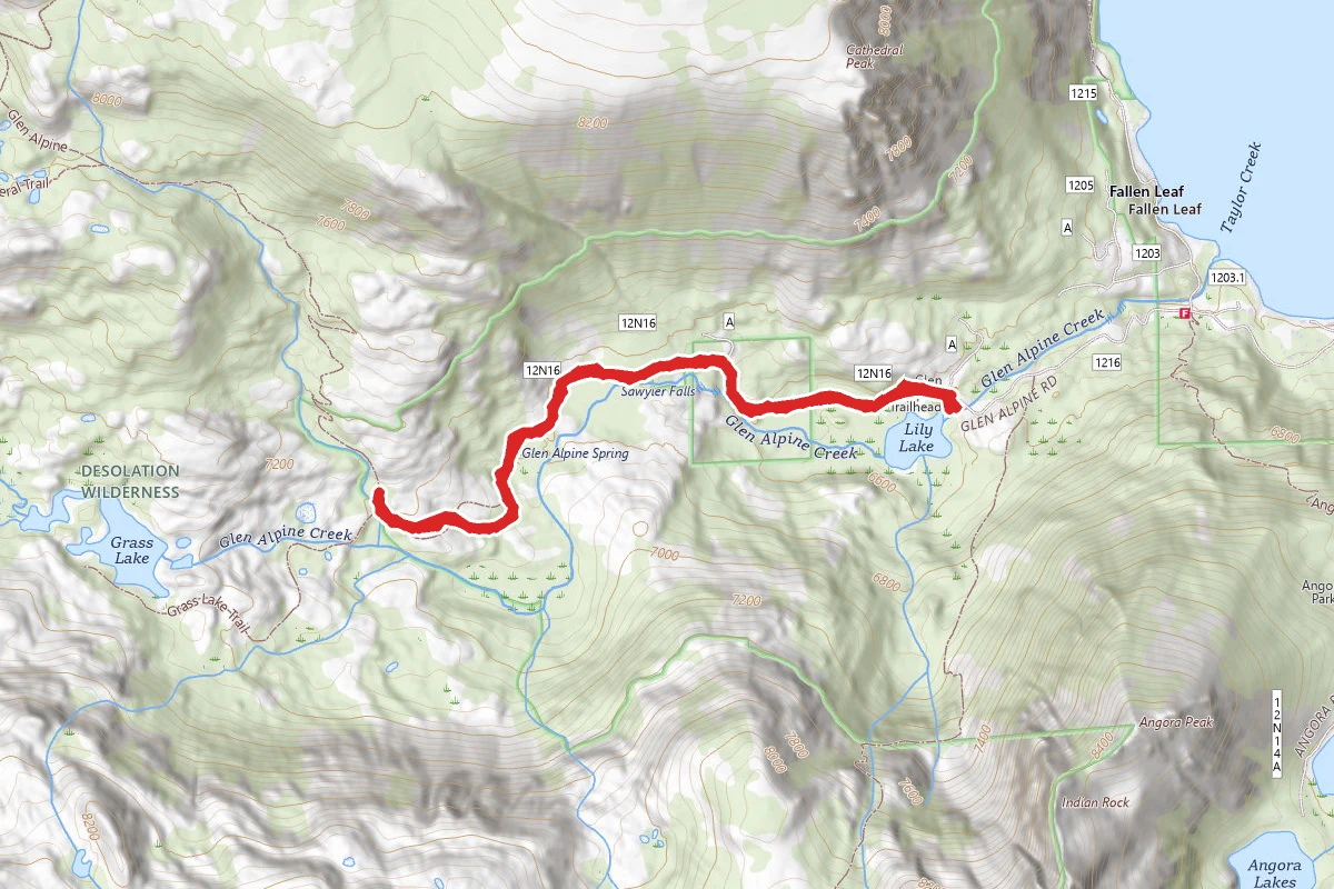 Glen Alpine Creek Trail