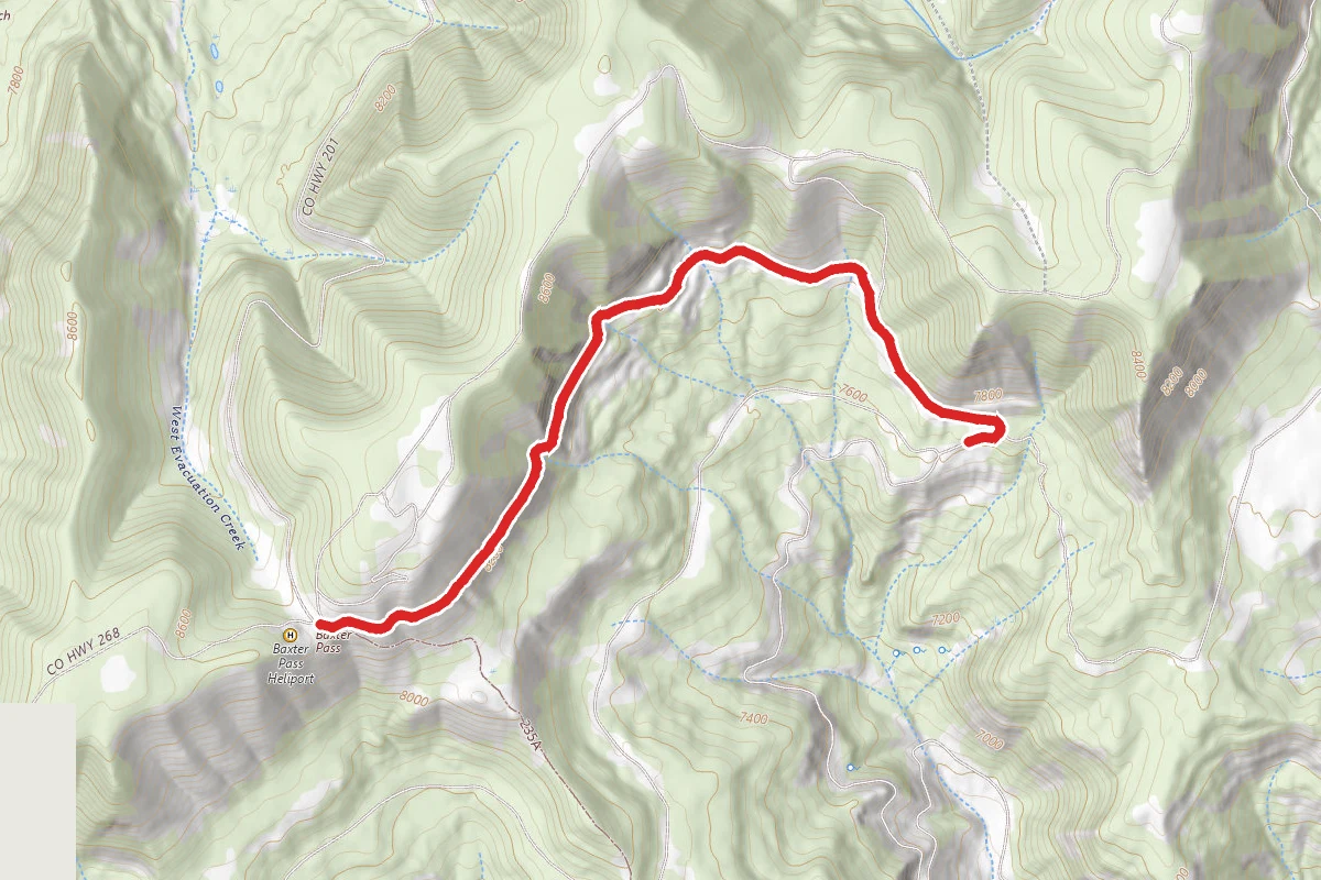 County Road 201 (Baxter Pass)