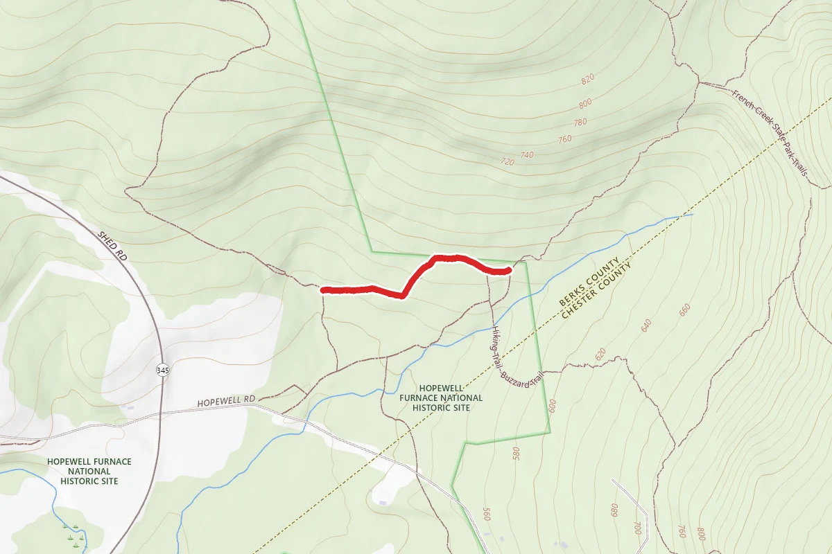 Hiking trail - Raccoon Trail