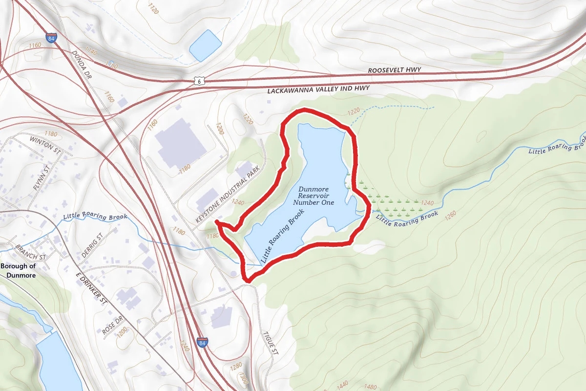 Dunmore Number 1 Reservoir Trail