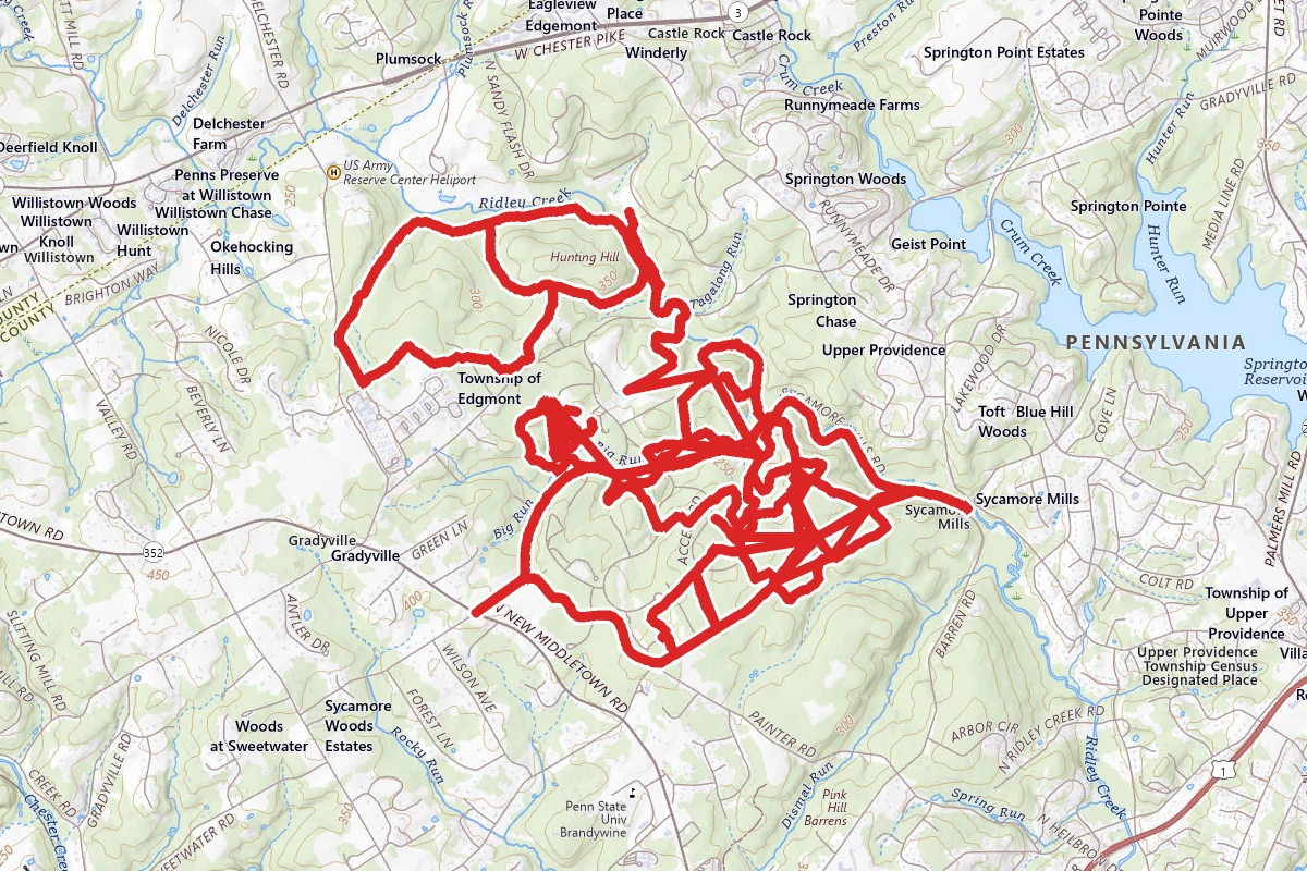 Ridley Creek State Park Trails