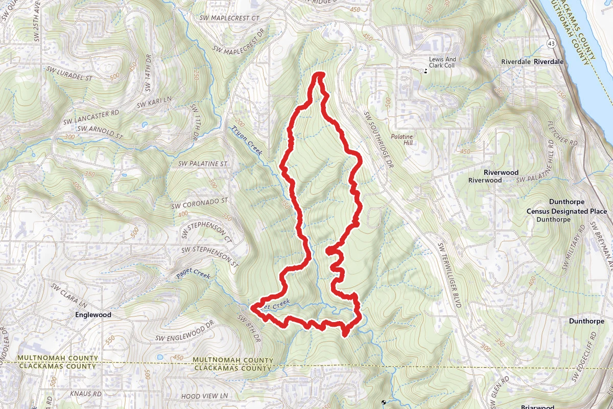 North Horse, Lewis and Clark and Big Fir Trail