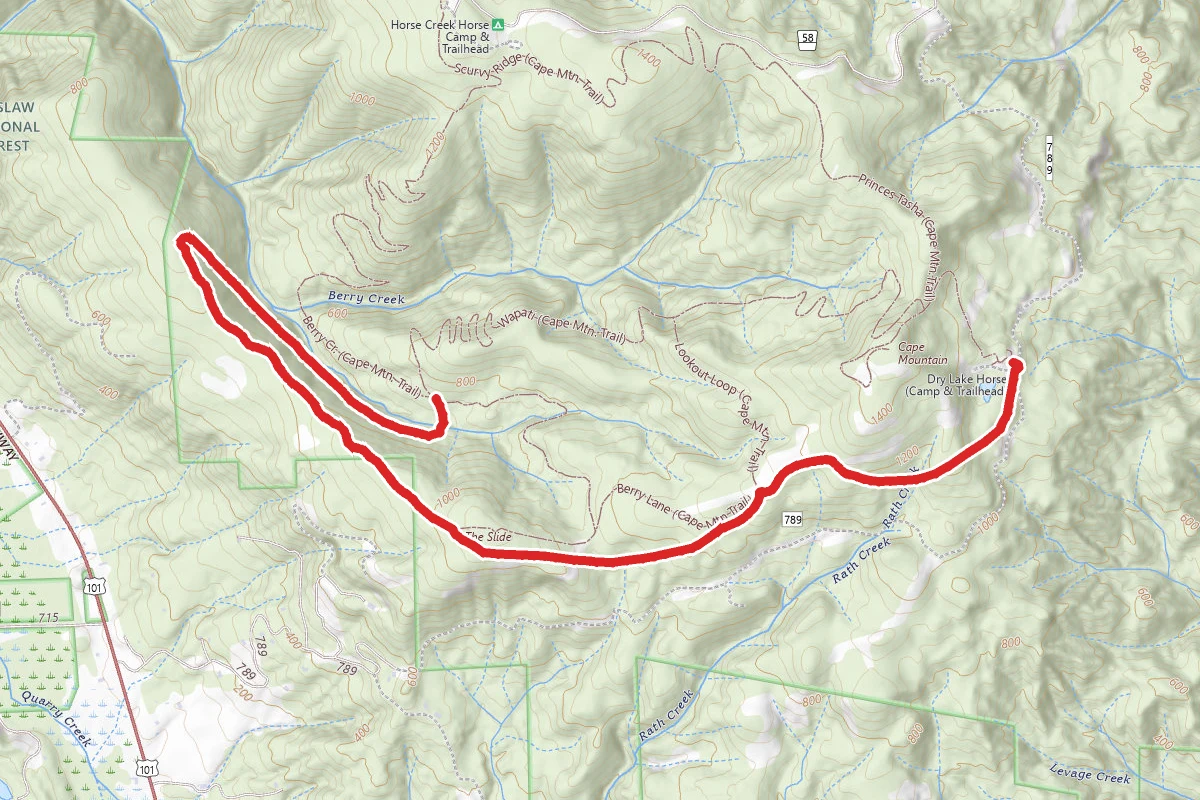 Nelson Ridge (Cape Mtn Trail)