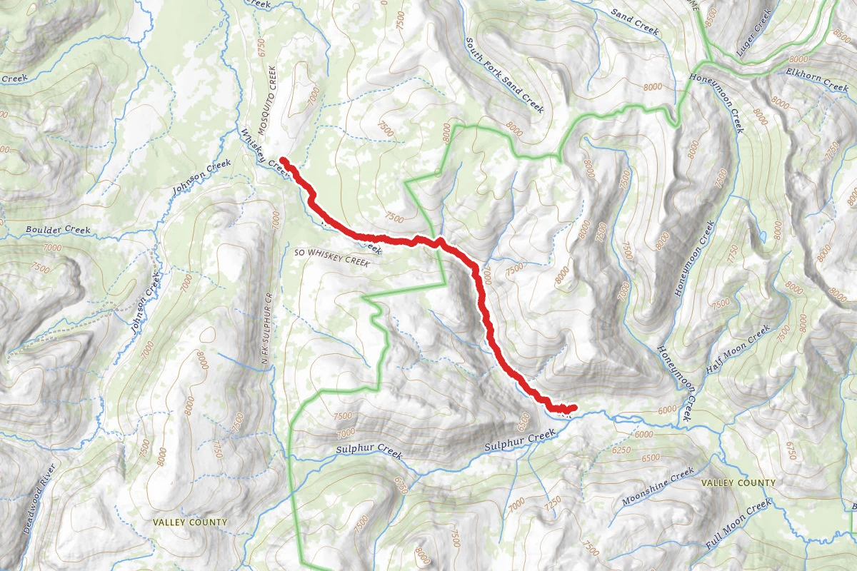 North Fork of Sulphur Creek