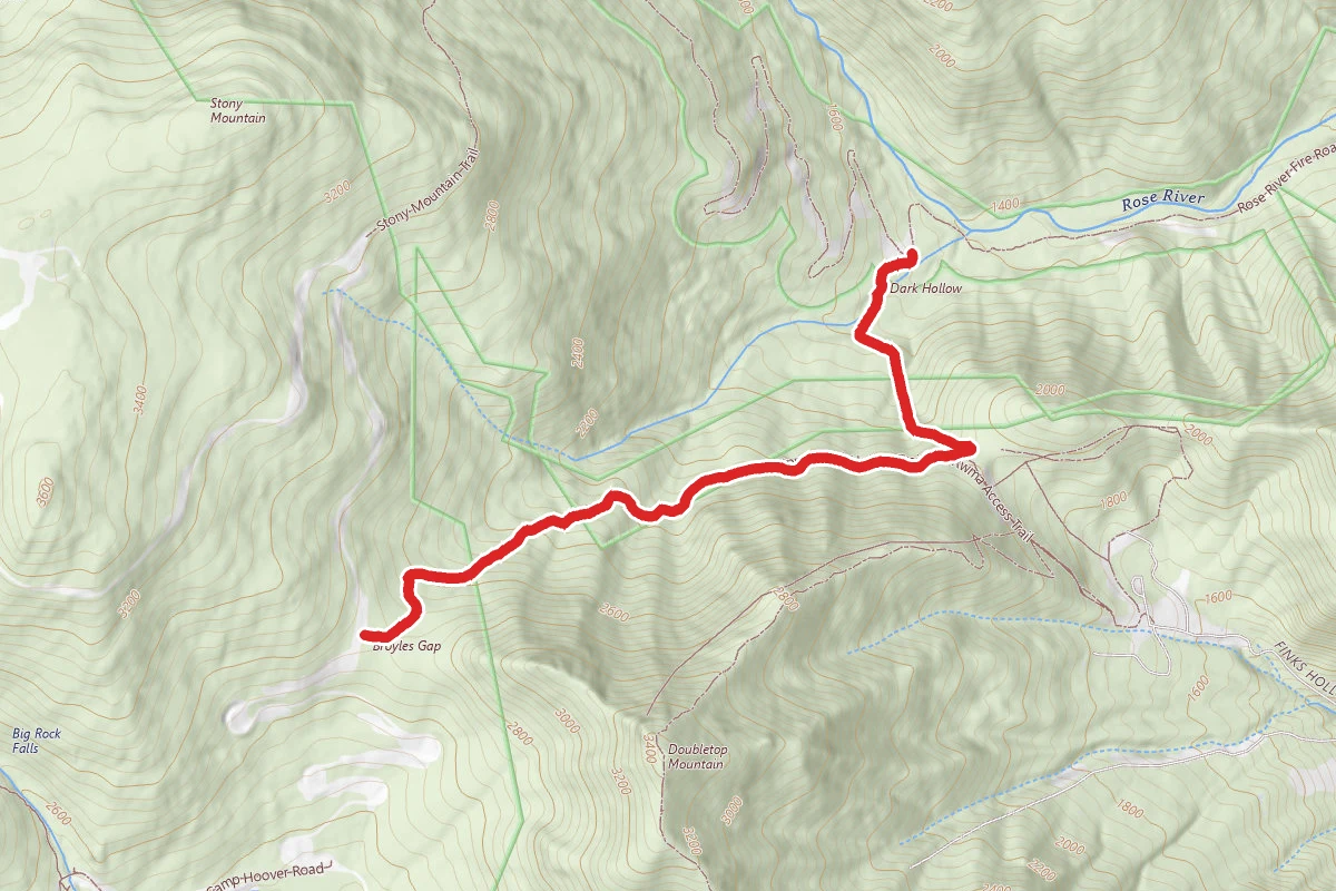Upper Dark Hollow Trail