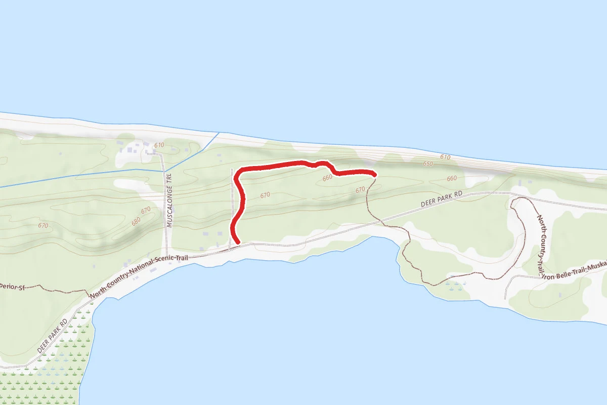 North Country Trail_Iron Belle Trail_Muskallonge Lake State Park - Foot Trail