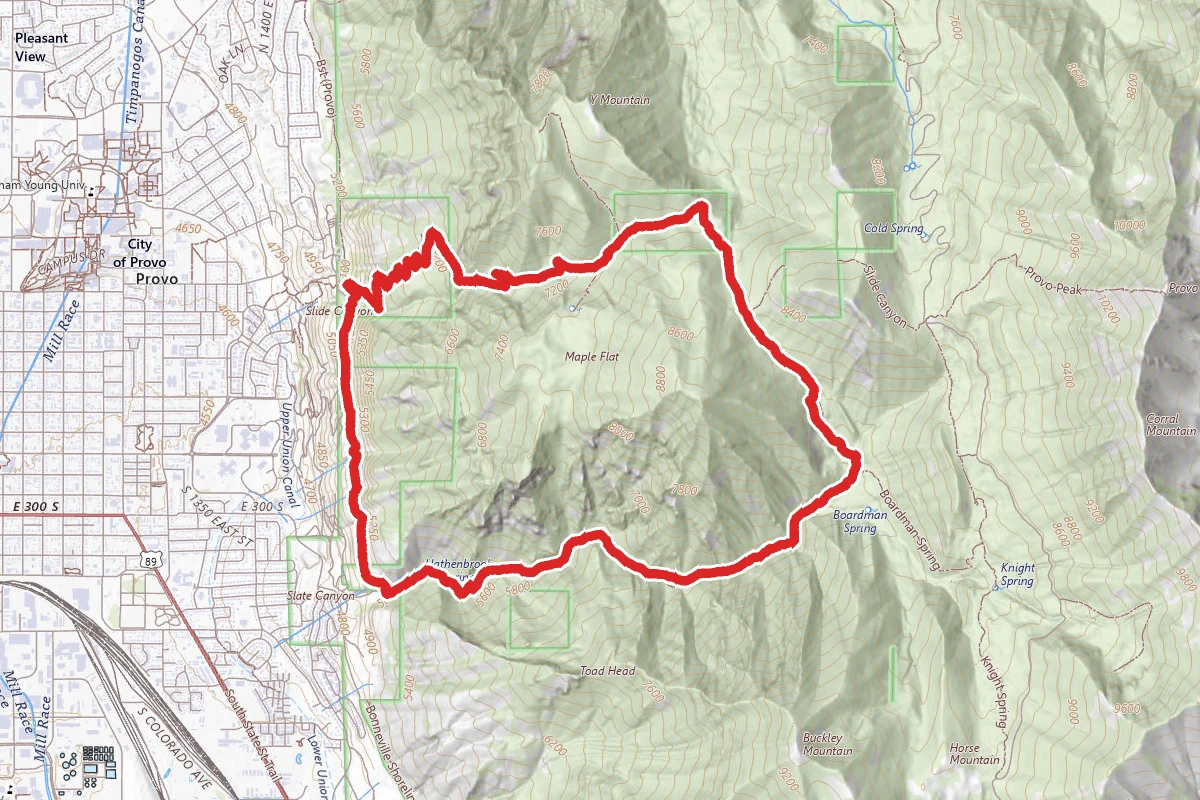 Slate Canyon Loop Trail