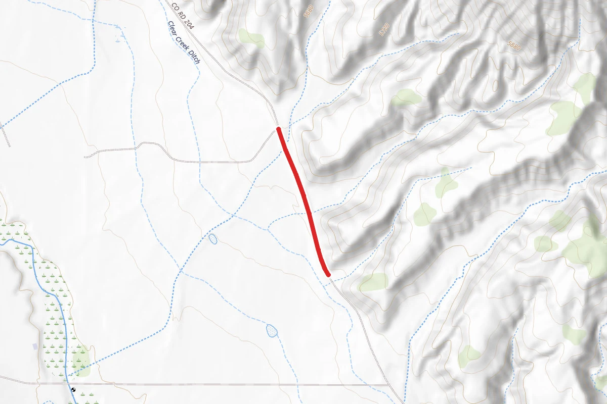 County Road 204 (Roan Creek)