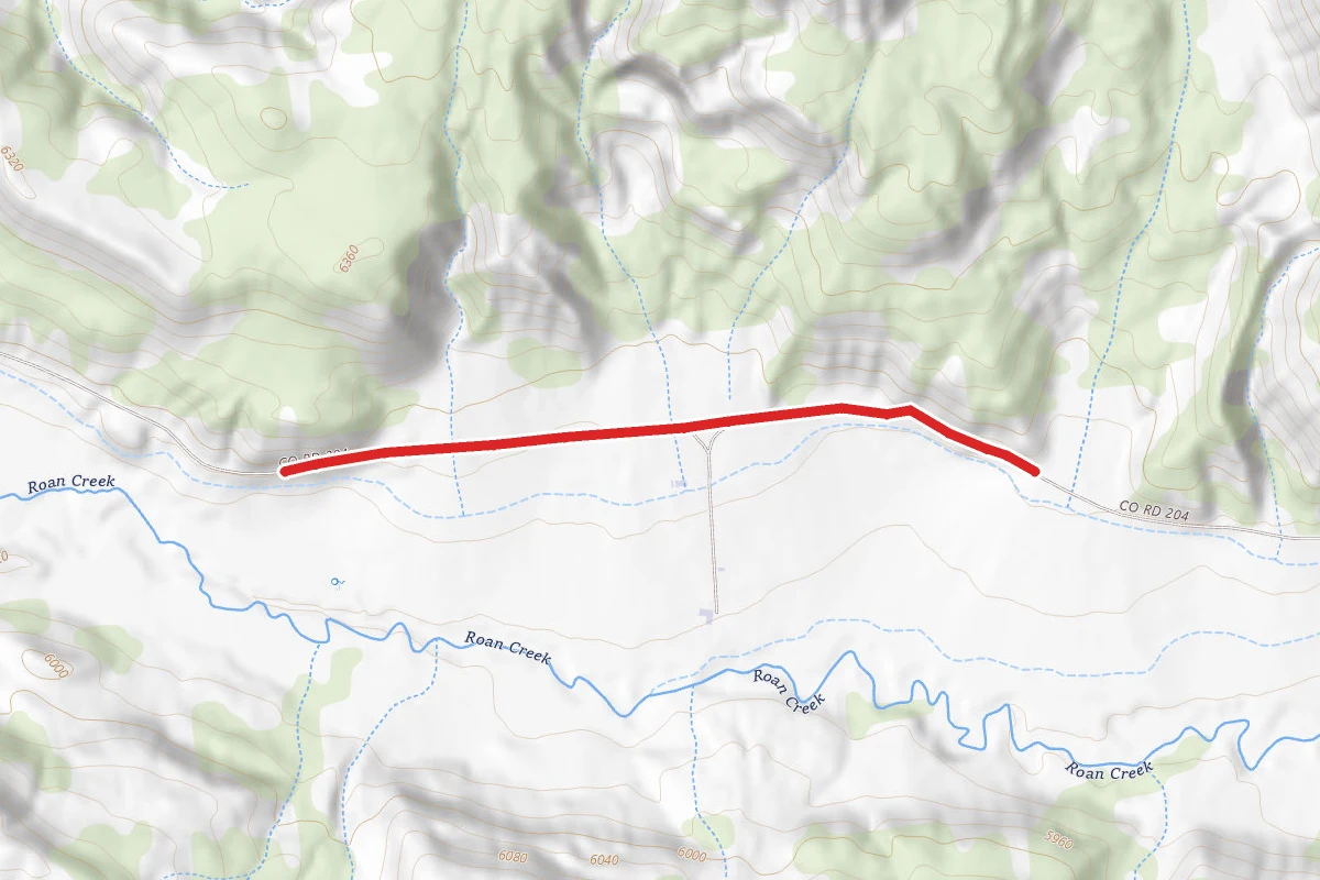 County Road 204 (Roan Creek)