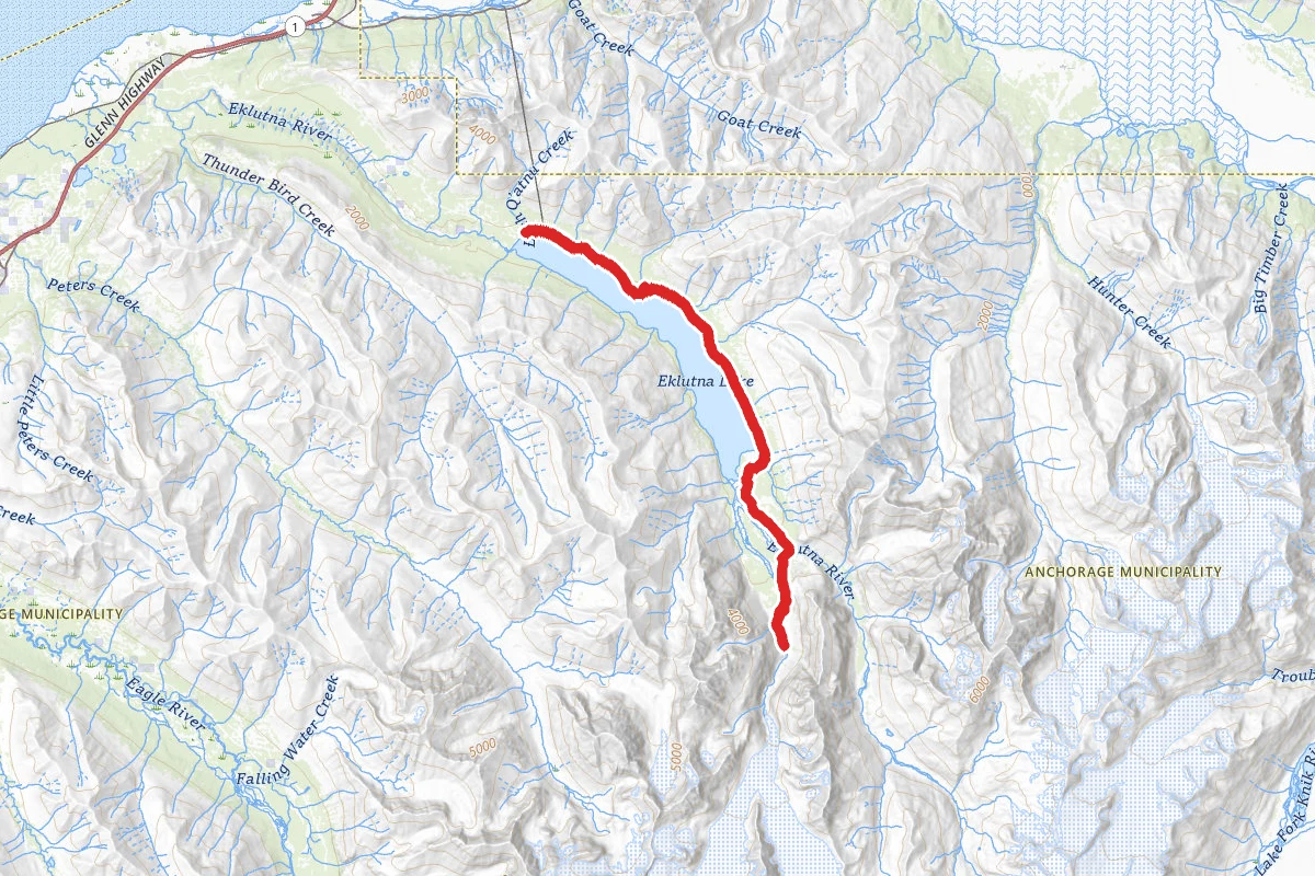 Eklutna Lakeside Trail